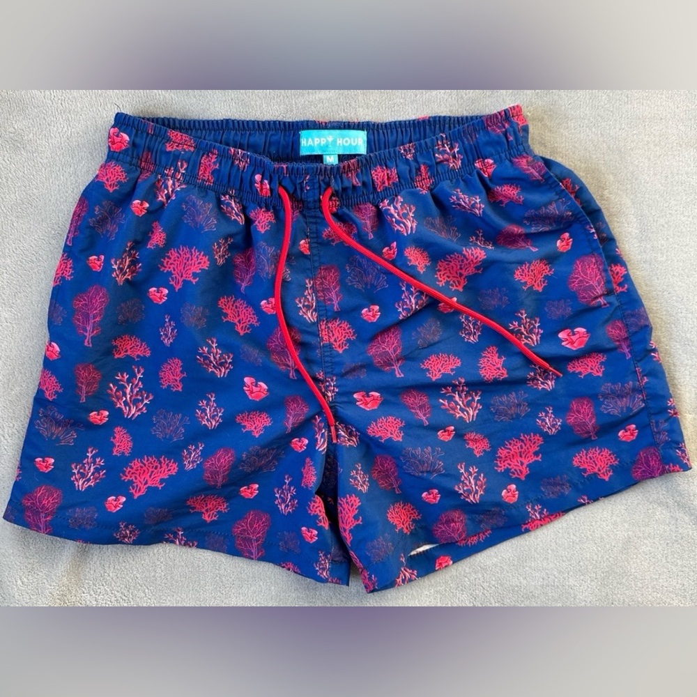 Men’s Happy Hour Swim Trunks Size Medium